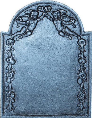 Cast iron fireback - iron,