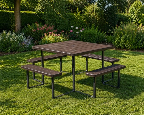 Garden table and - , bench