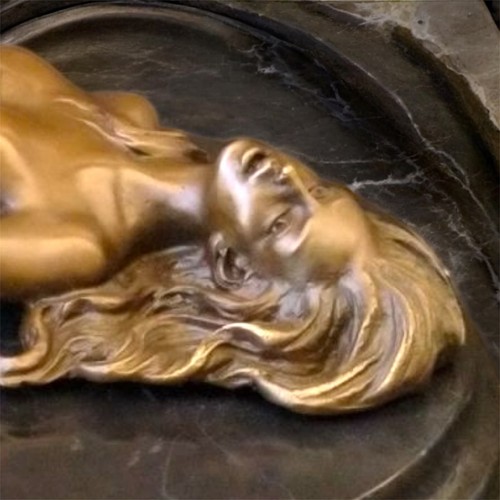 Vintage sculpture bronze - sculpture,