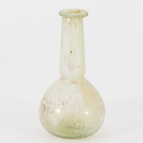Roman glass flask with - flask,
