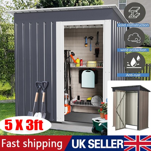 3ft garden shed galvanised - garden,