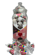 Swizzels Love Hearts I love You Novelty Jar Medium 500gm Valentines Sweet Gift