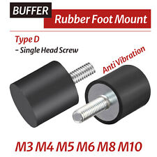 BUFFER Rubber Foot Mount Anti Vibration STOP Male M3 M4 M5 M6 M8 M10 / Type D