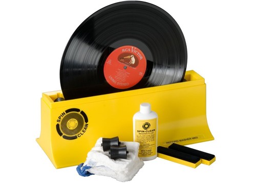 Spin clean record cleaning - record,