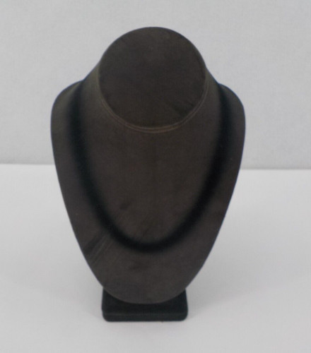 5in tall black velvet bust - 9.5in,