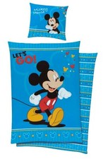 Mickey Mouse Blue Bedding Single Cover & Pillow Duvet cover 