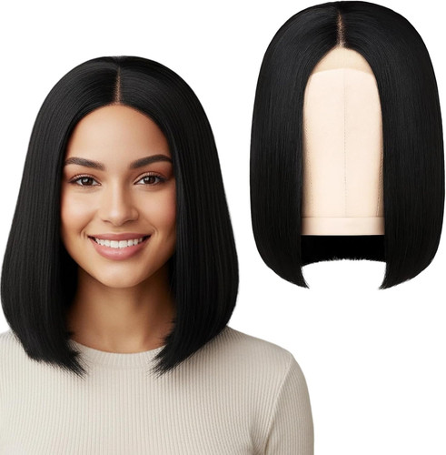 Human hair wig bob - human,