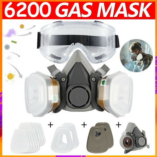 Gas mask half - in, face