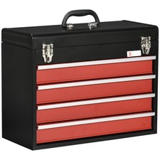 DURHAND Lockable 4 Drawer Tool