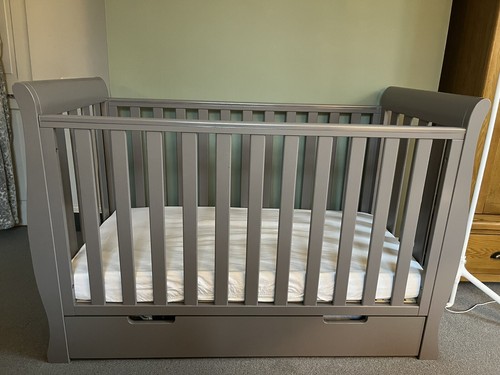 Obaby stamford mini sleigh cot - obaby,