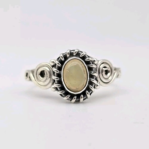 Opal ring sterling silver - opal,
