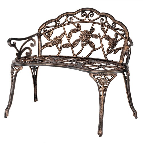 Outdoor garden metal seater - metal,