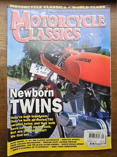 Motorcycle classics magazine - motorcycle,
