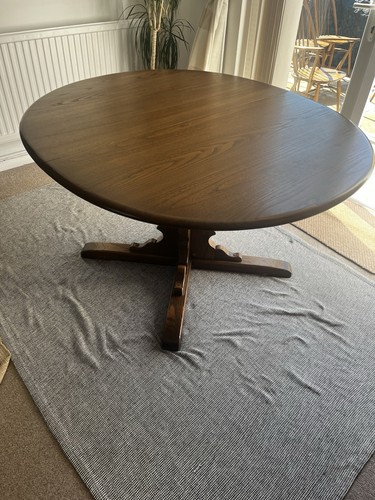Ercol oak extendable oval - extendable,