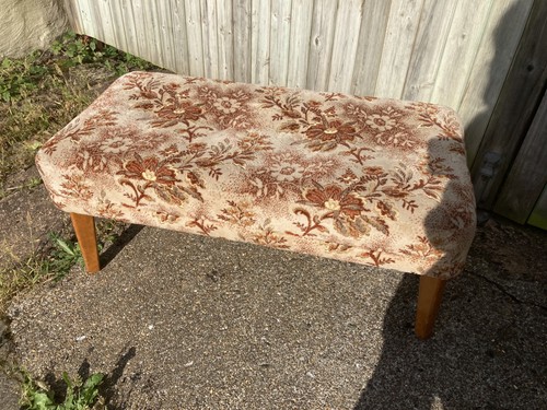 Antique mcm tapestry flower - antique,