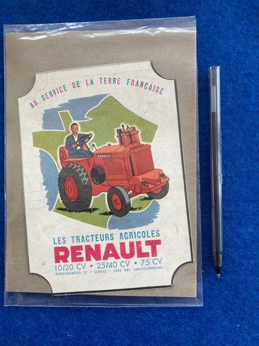 Vintage 1944 renault tractor - vintage,