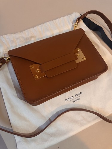 Sophie hulme bag tan leather - sophie,