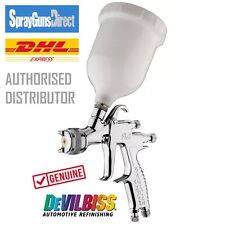 DeVilbiss FLG-5 Spray Gun 1.3 mm Gravity Air Feed Sprayer Paint Solvent