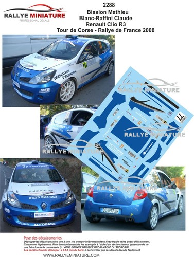 Decals ref 2288 renault - 1/32,