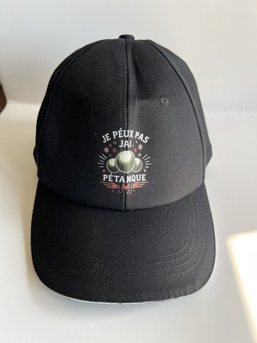 Petanque caps hats black - petanque, caps/hats