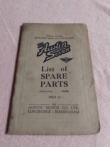Austin seven list - austin,