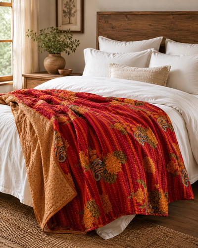 New artisan kantha - kantha, bedspread