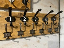 1-5 NUMBERED SCHOOL COAT HOOK