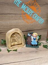 Latex Rubber Mould Fairy Garden Door Cast Ornament Mold Plaster Craft Fairies