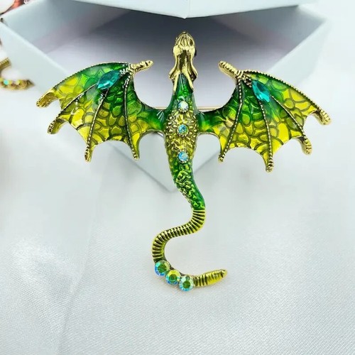 Dragon green rhinestone - ,
