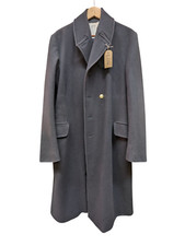 Genuine British Royal Navy Issue Man's Ratings Wool Great Coat Size 176/100 #264