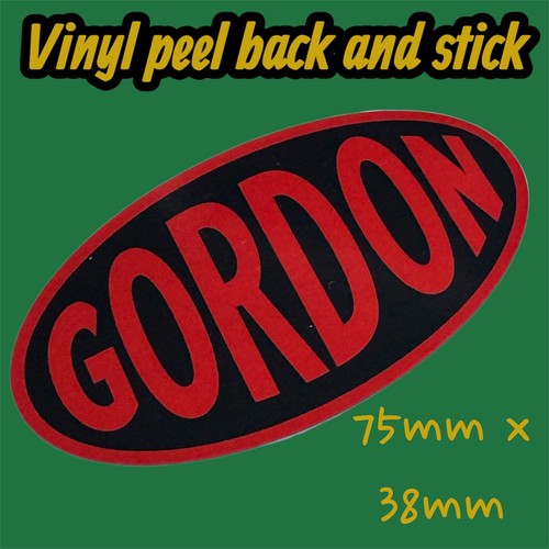 Gordon vinyl sticker tool box - sticker,