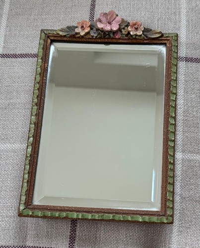 Vintage 1940 barbola floral - vintage, 1940's