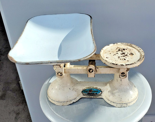 Vintage kitchen scales shabby - kitchen,
