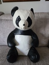 Italian Leather Omersa Style Panda Bear 18"