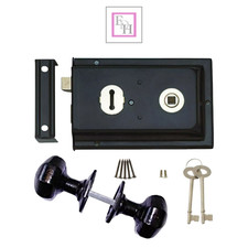 Rim Lock Set 6"x4" Deadbolt