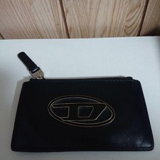 Diesel Men Coin Case Mini Wallet Big D Logo Luxury Compact Small Classic Sleek
