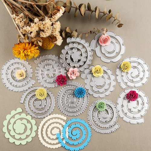 Spiral flower garland - spiral,
