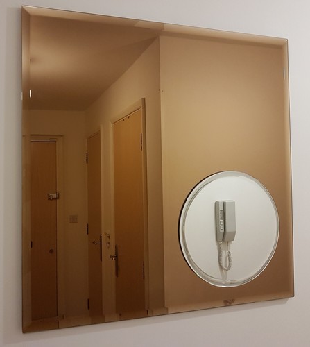 Modern art deco wall mirror - art,