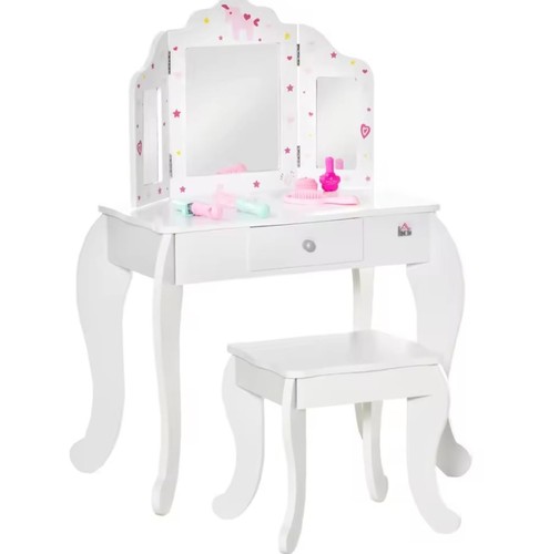 Kids vanity table stool - vanity,