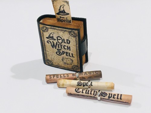 Doll house witch - doll, book