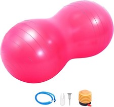 Peanut Ball Kids Exercise Ball Toy Equipment Yoga Pilates Core Training 90x45cm
