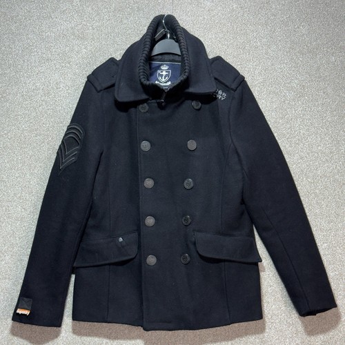 Superdry pea coat mens - superdry,