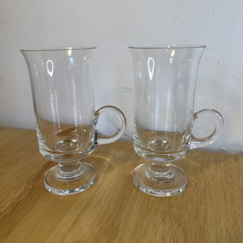 Pair vintage clear irish - pair,