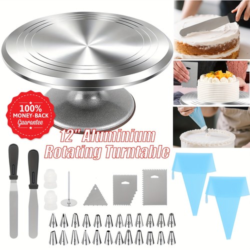 Cake turntable aluminum - cake,