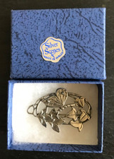 Silver Scenes Brooch with