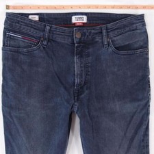 Mens Tommy Hilfiger SIMON Slim Skinny Elastane Blue Jeans W34 L32