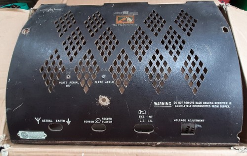 Vintage valve radio backs