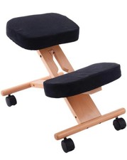 Wooden Kneeling Ergonomic Chair Orthopaedic Posture Stool Frame Seat