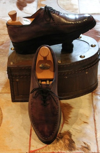 Berluti antique purple oxfords - antique,