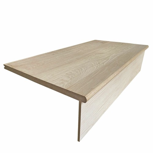 Solid oak staircase - oak, landing